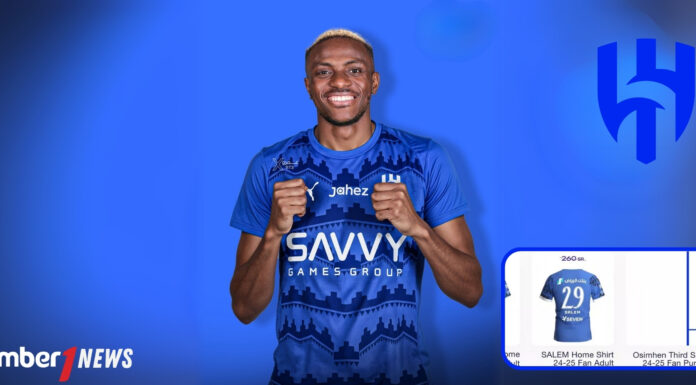 Al-Hilal, Osimhen’in formasını satışa çıkardı!