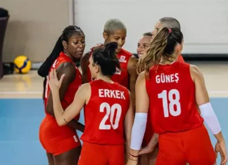 Filenin Sultanları, hazırlık maçını 3 sette kazandı