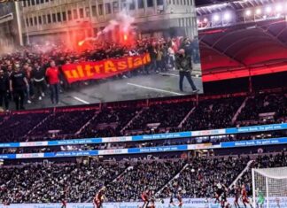 Frankfurt tribünlerine Galatasaraylı akını