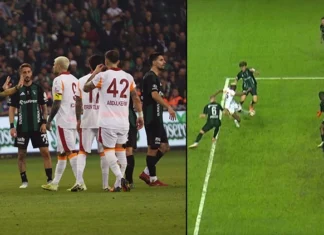VAR devreye girdi Galatasaray’ın golü iptal edildi