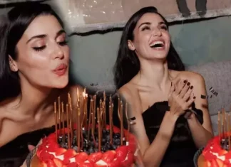 Hande Erçel 32. yaşını dostlarıyla kutladı