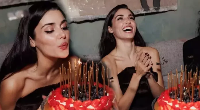 Hande Erçel 32. yaşını dostlarıyla kutladı