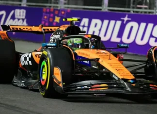 Las Vegas GP antrenmanına rögar kapağı engeli: Norris en hızlı isim oldu