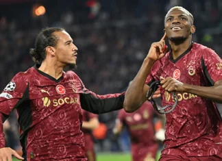 Osimhen, Galatasaray tarihinin en fazla gol atan 5. yabancısı