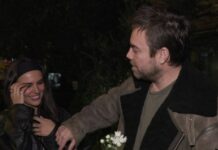 Murat Dalkılıç ve Özgü Kaya Cihangir’de görüntülendi