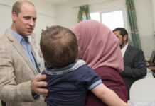 Prens William Gazzeli çocukları ziyaret etti