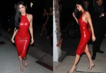 Kylie Jenner yılbaşı davetine katıldı